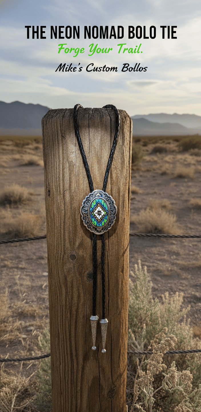 THE NEON NOMAD BOLO TIE ~ A Standout Western Style Accessory