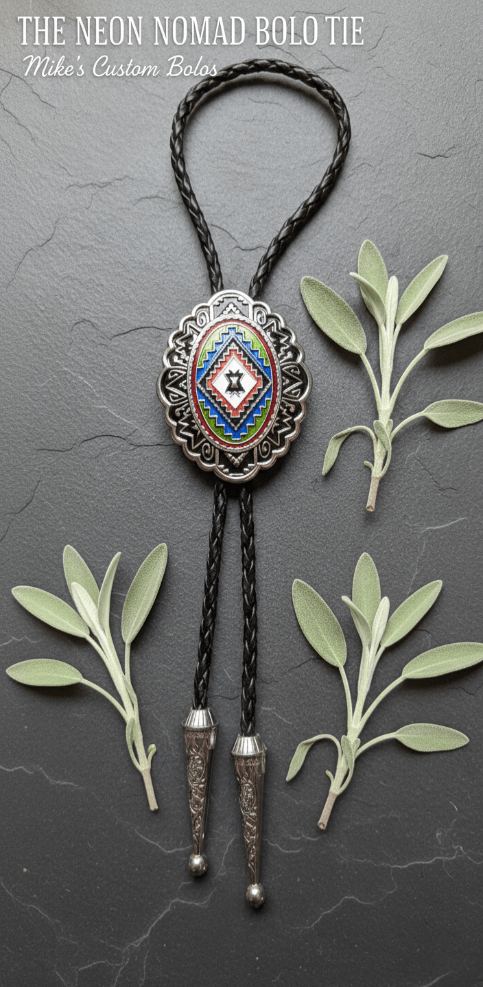THE NEON NOMAD BOLO TIE ~ A Standout Western Style Accessory