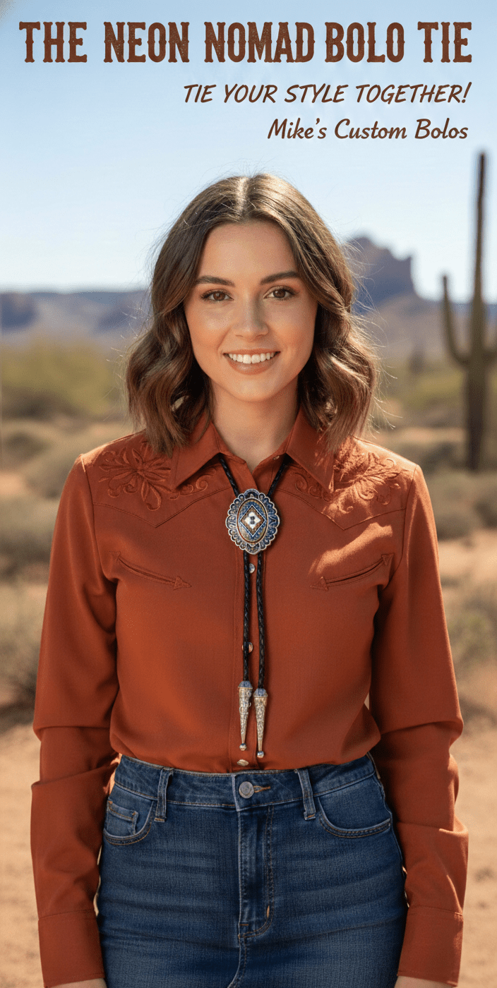 THE NEON NOMAD BOLO TIE ~ A Standout Western Style Accessory